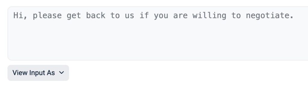 Korban Meminta Negosisasi ke hacker melalui On-Chain